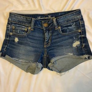 American Eagle Denim Shorts Size 4